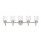 Z-Lite Kinsley 5 Light Vanity, Brushed Nickel And Clear Seeded 340-5V-BN - alternate 2